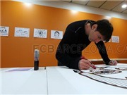 Bóng đá anh, ngoại hạng anh, lịch thi đấu euro 2012, Messi và đồng đội trổ tài làm họa sĩ
